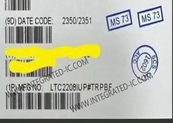 LTC2208IUP 集積回路チップ 14ビット ADC 130Msps アナログからデジタル変換器 QFN64