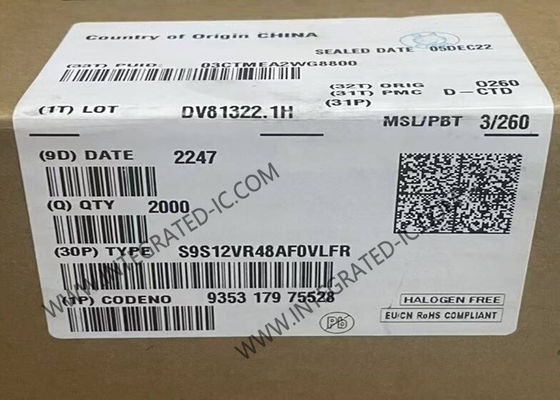 S9S12VR48AF0VLFR マイクロコントローラー MCU 16-ビット 25MHz S12 マグニV マイクロコントローラ IC 48-LQFP