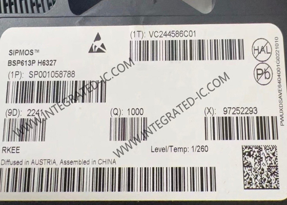 BSP613P 集積回路チップ 60V Pチャネルエンハンスメント SIPMOS パワーMOSFETトランジスタ