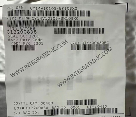CY14V101QS-BK108XQ メモリIC チップ 1-Mbit Quad SPI NVSRAM メモリIC FBGA-24