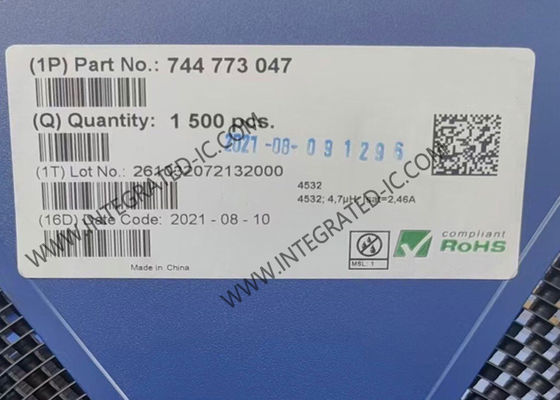 744773047 集積回路チップ 4.7μH パワーインダクター 1.82A ワイアワンドインダクター