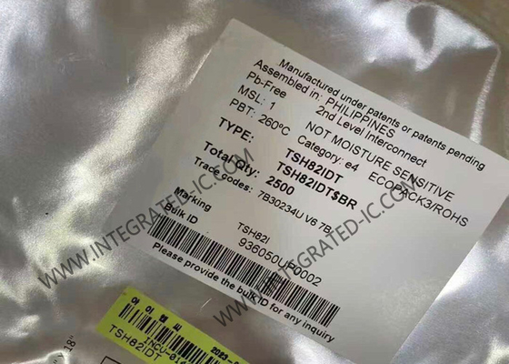 TSH82IDT ステンドバイ機能を持つ統合回路チップの鉄道から鉄道までのブロードバンド運用増幅器