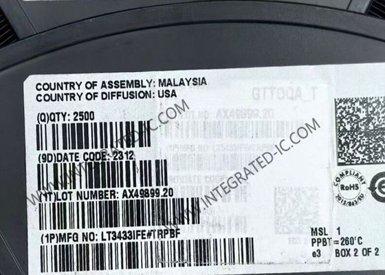 LT3433IFE 集積回路チップ 高電圧 ステップアップ/ステップダウン DC/DC変換器