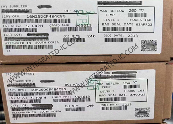 フィールドプログラマブルゲートアレイ 10M25DCF484C8G 675kbit FBGA-484 1.2V MAX 10 フィールドプログラマブルゲートアレイ