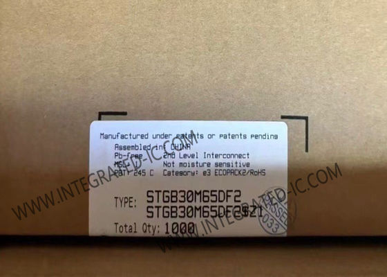 STGB30M65DF2 集積回路チップ 650V 30A トレンチゲートフィールドストップ IGBTトランジスタ