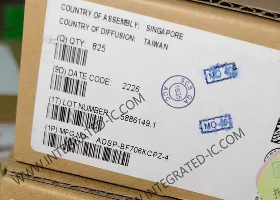 マイクロコントローラー MCU ADSP-BF706KCPZ-4 400MHz ブラックフィン埋め込みプロセッサ LFCSP-88