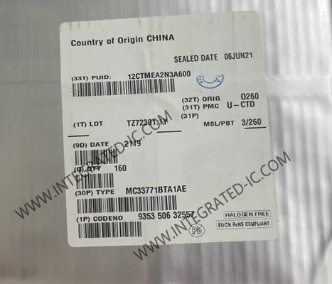 MC33771BTA1AE 集積回路チップ 14チャンネル Li-ion バッテリーセルコントローラー IC