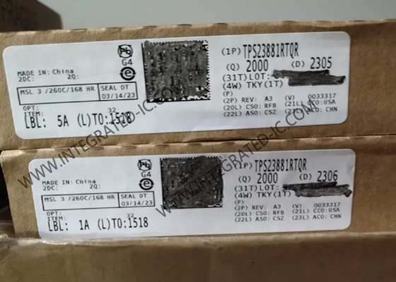 TPS23881RTQR 集積回路チップ 8チャネル PoE 2 PSEコントローラー Power Over Ethernet