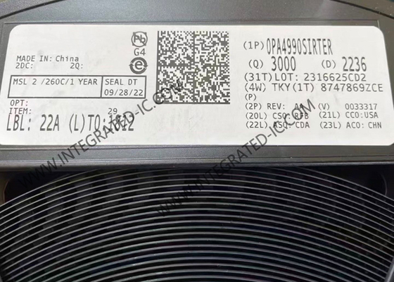 OPA4990SIRTER 集積回路チップ 40V オペアンプ WQFN16 低電力オペアンプ IC