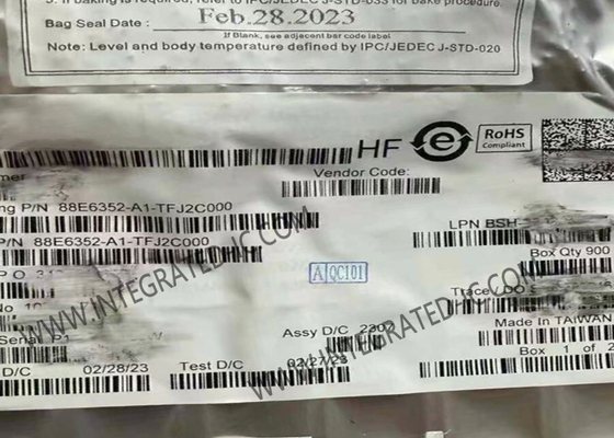88E6352-A1-TFJ2C000 イーサネットIC 7ポート 無管理 AVB スイッチ 省エネ イーサネット