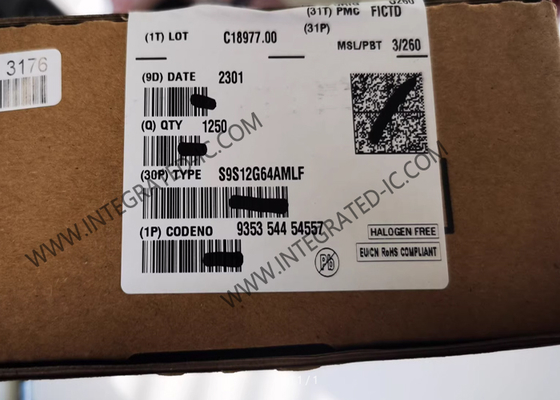 S9S12G64AMLF マイクロコントローラー MCU 16-ビット 25MHz 64KB フラッシュ マイクロコントローラー 48-LQFP