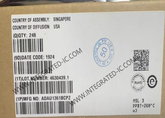 ADAU1361BCPZ 集積回路チップ ステレオ低電力 96 kHz 24ビットオーディオコーデック、内蔵PLL付き