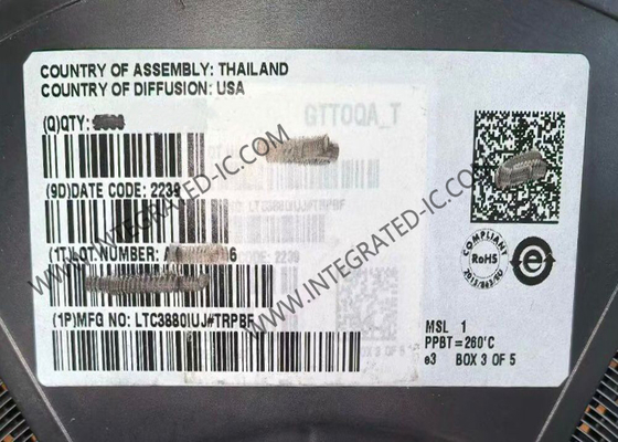 LTC3880IUJ 統合回路チップ デュアル出力ポリフェーズ ステップダウン DC/DCコントローラ