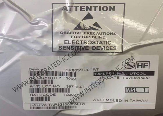 SX9331IULTRT センサーIC 高性能 小型 5 チャネル静電容量センサー