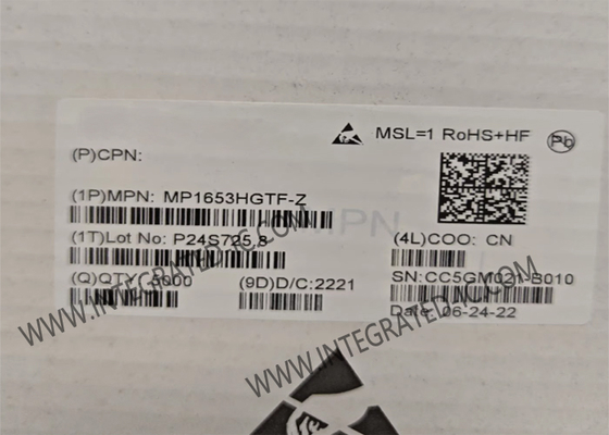 MP1653HGTF統合回路チップ 17V 3A 1.2MHz 同期ステップダウン変換器