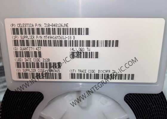 MT49H16M36SJ-18:B メモリICチップ 576Mbit CIO RLDRAM 2 DRAM メモリIC FBGA144