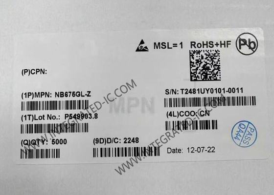 NB675GL 集積回路チップ 10A 24V COT 同期バック変換器 QFN21