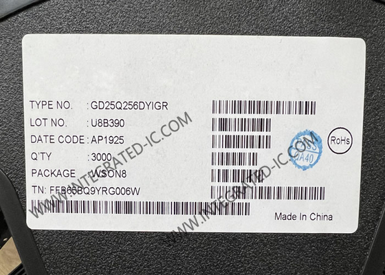 GD25Q256DYIGR メモリICチップ 256Mbit 104MHz SPI NORフラッシュメモリ WSON-8