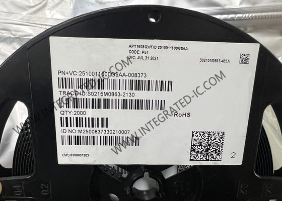 APT1608QWF/D 統合回路チップ ホワイトLED 1.6X0.8MM SMDチップ LEDランプ