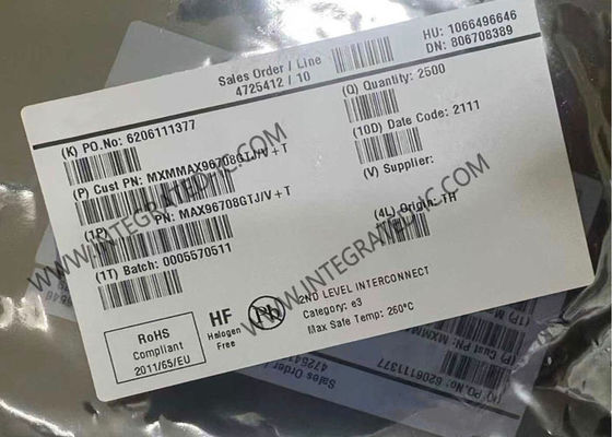 MAX96708GTJ 統合回路チップ 14ビット GMSL デシリアライザ、同軸入力付き