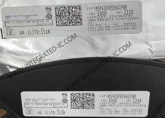 マイクロコントローラ MCU MSP430FR5964IPNR 256KB FRAM 16ビット マイクロコントローラ LQFP80