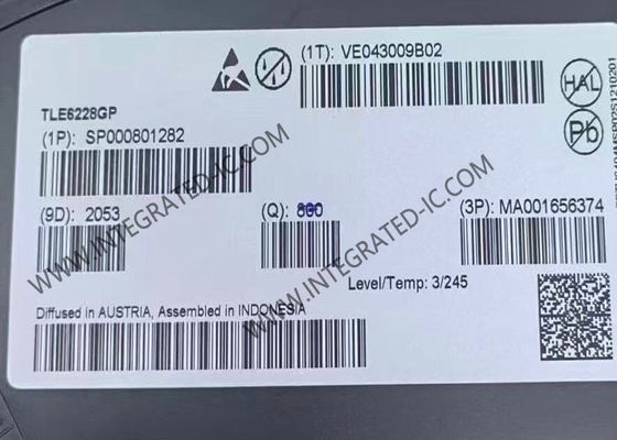 TLE6228GP 統合回路チップ スマートクワッドチャネル 低端スイッチ 3A出力電流 350mOhms 抵抗と -40°C から +150°C 動作温度