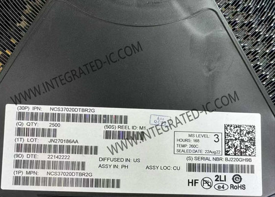 NCS37020DTBR2G 統合回路チップ信号プロセッサ 12 V シャントレギュレーター TSSOP-14 パッケージと 0°C ~ 70°C 動作温度