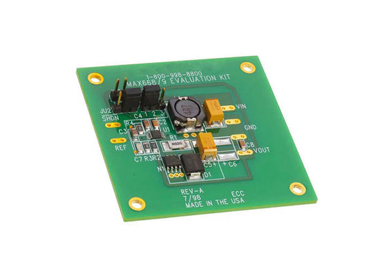 MAX668EVKIT 組み込みソリューション 1 非絶縁出力 DC/DC ステップアップ評価ボード