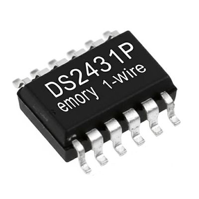 DS2431P 1024ビット1ワイヤーEEPROMメモリICチップ TSOC-6パッケージと256×4組織