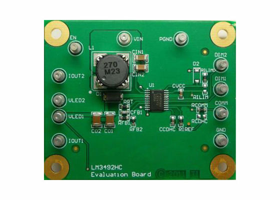 LM3492HCEVM 組み込みソリューション 高コントラスト調光可能 LEDドライバ評価モジュール