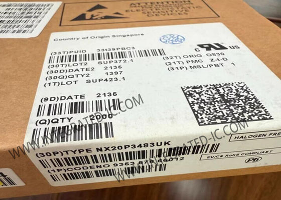 NX20P3483UK 集積回路チップ USB Power Delivery IC USB-C 3.0 3.4A 動作電流および 2.7V ～ 5.5V 動作電圧