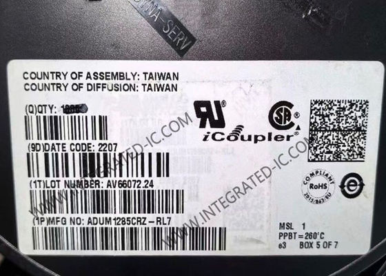 ADUM1285CRZ 集積回路チップ 3kV RMS デュアルチャネルデジタルアイソレータ 高電圧絶縁用