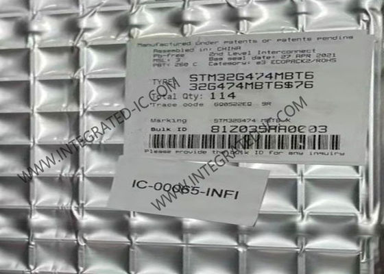 170MHzマイクロ制御回路MCU STM32G474MBT6はマイクロ制御回路LQFP80 IC破片を埋め込んだ