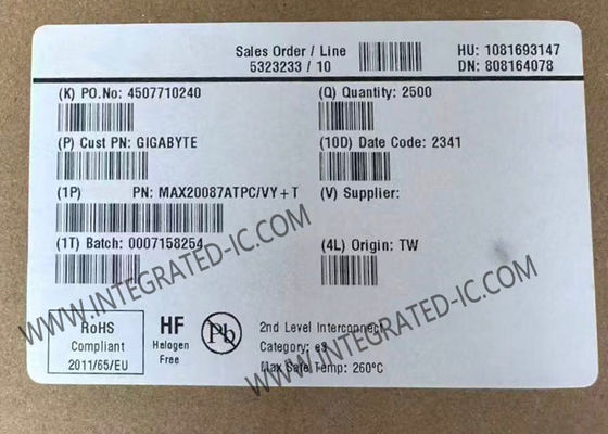 MAX20087ATPC 集積回路チップ、600mA 負荷電流、3V～15V 入力電源、26V 短絡バッテリ絶縁