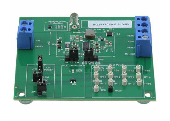 BQ24170EVM-610-5V 組み込みソリューション 1～3セル 4A同期バックバッテリ充電器評価モジュール