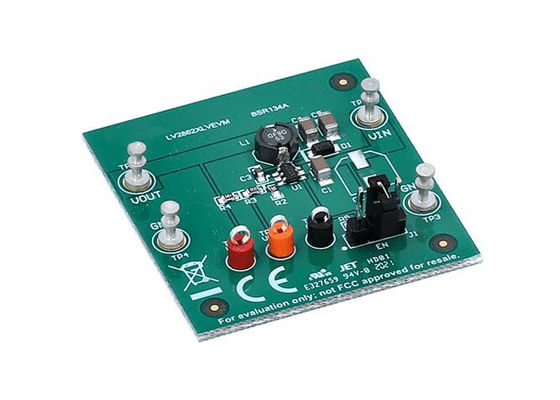 LV2862XLVEVM 組み込みソリューション評価ボード 600mA バックコンバータ評価モジュール