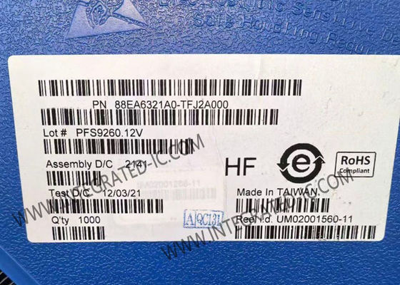 88EA6321A0-TFJ2A000 車載グレード1 Ethernet IC 物理層トランシーバー (100/1000BASE-T1)