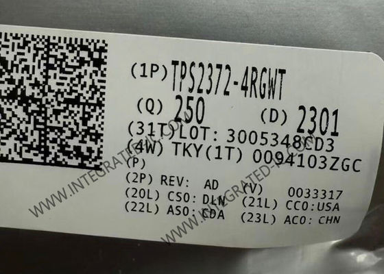 TPS2372-4RGWT 集積回路チップ 高電力 PoE PD インターフェース、自動 MPS およびオートクラス付き