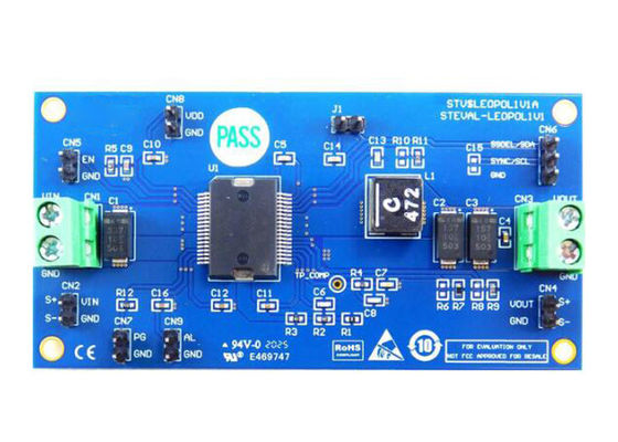 STEVAL-LEOPOL1V1 組み込みソリューション 5A モノリシック同期スイッチングレギュレータ評価ボード