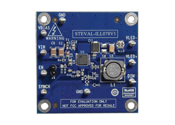 STEVAL-ILL078V1 組み込みソリューション LED6000 バック LEDドライバ評価ボード