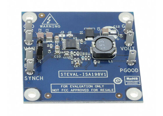 STEVAL-ISA198V1 組み込みソリューション 2A ステップダウン DC-DC スイッチング 調節器 評価委員会