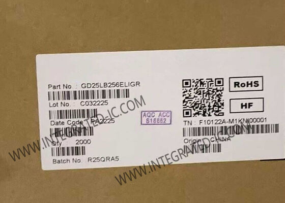 GD25LB256ELIGR 256 Mbit NOR Flash Memory IC with 166 MHz Quad SPI Serial Flash Memory