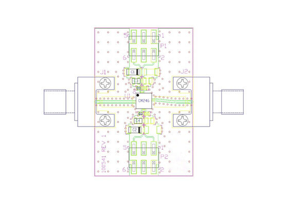 CMD246C4-EVB 組み込みソリューション 8GHz～22GHz 低位相雑音アンプ評価ボード
