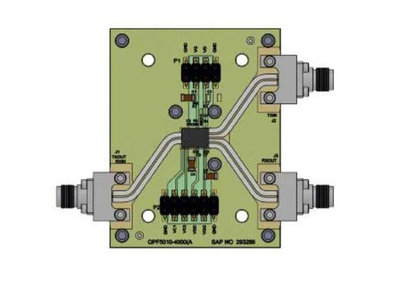 QPF5005EVB1 組み込みソリューション QPF5005 Xバンド フロントエンドモジュール評価ボード