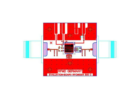 RFCM5304PCBA-410 組み込みソリューション 5MHz から 220MHz SI-BJT 統合アンプ評価委員会