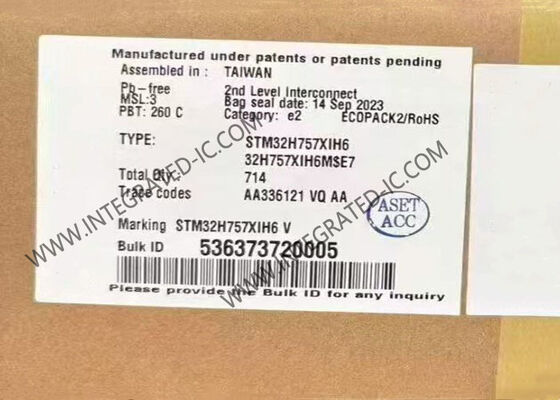 マイクロ制御回路MCU STM32H757XIH6 480MHz 2MBフラッシュ265-TFBGAのマイクロ制御回路