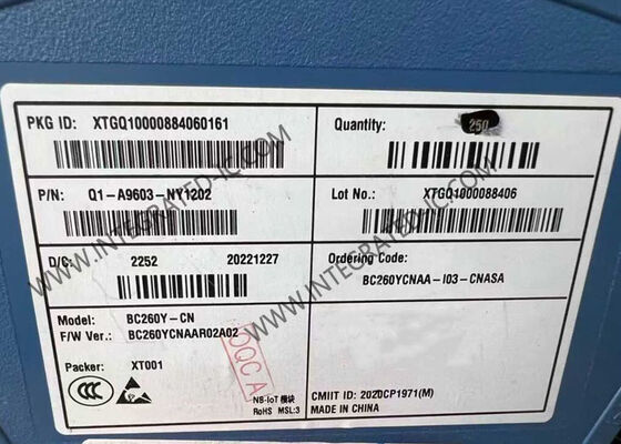 BC260YCNAA-I03-CNASA ワイヤレス通信モジュール LTE Cat NB2、LCCパッケージ、超低消費電力