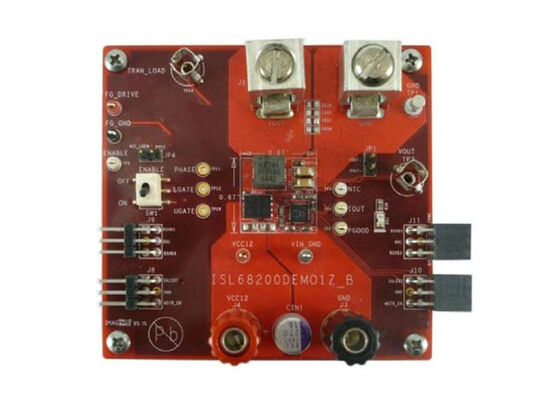 ISL68200DEMO1Z 組み込みソリューション ハイブリッドデジタルコントローラ デモンストレーションボード ISL68200 6層ボード
