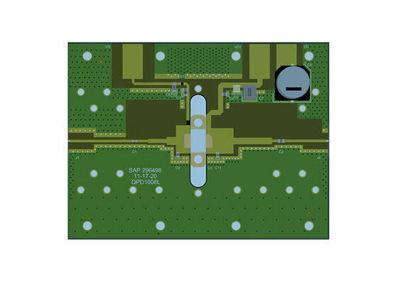 QPD1008LEVB5 組み込みソリューション 125W 50V 3.2GHz GaN RF トランジスタ評価ボード
