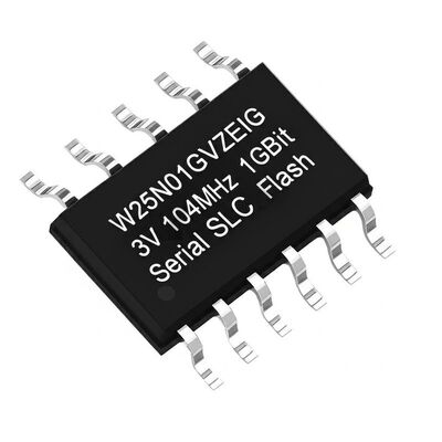 W25N01GVZEIG メモリICチップ 1Gbit 104MHz SPI インターフェイス SLC NAND フラッシュメモリ ICチップ